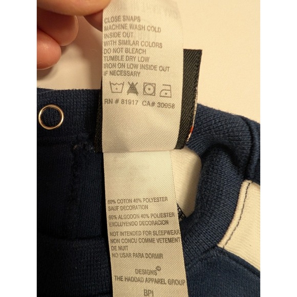 Nike Boston Red Sox MLB Navy Romper Jersey 1 PC Infant Size 18 Months Baseball - Picture 7 of 8